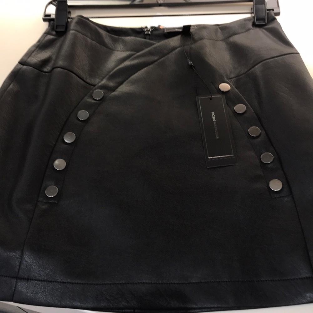Bcbgmaxazia Faux leather skirt